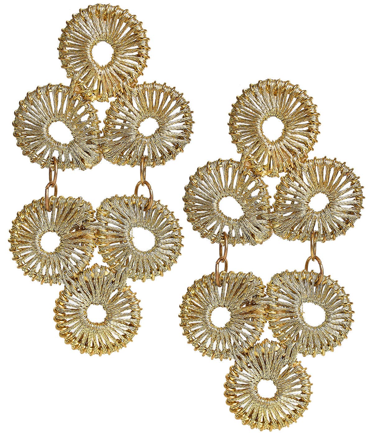 Ginger Straw Earring