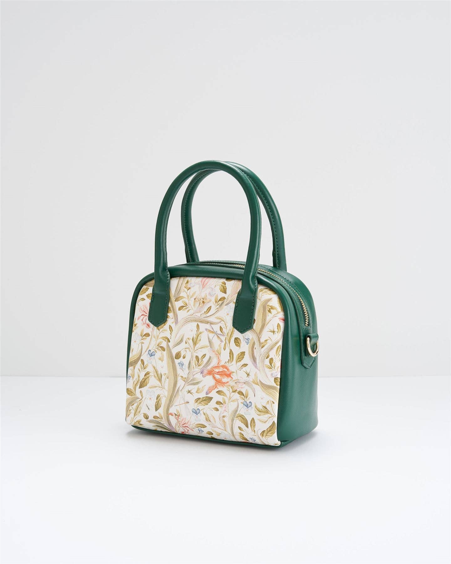Eloise Mini Bowling Bag Iris Green