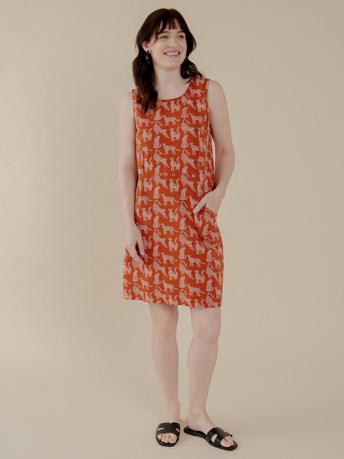 Evanston Dress Leopard Sienna