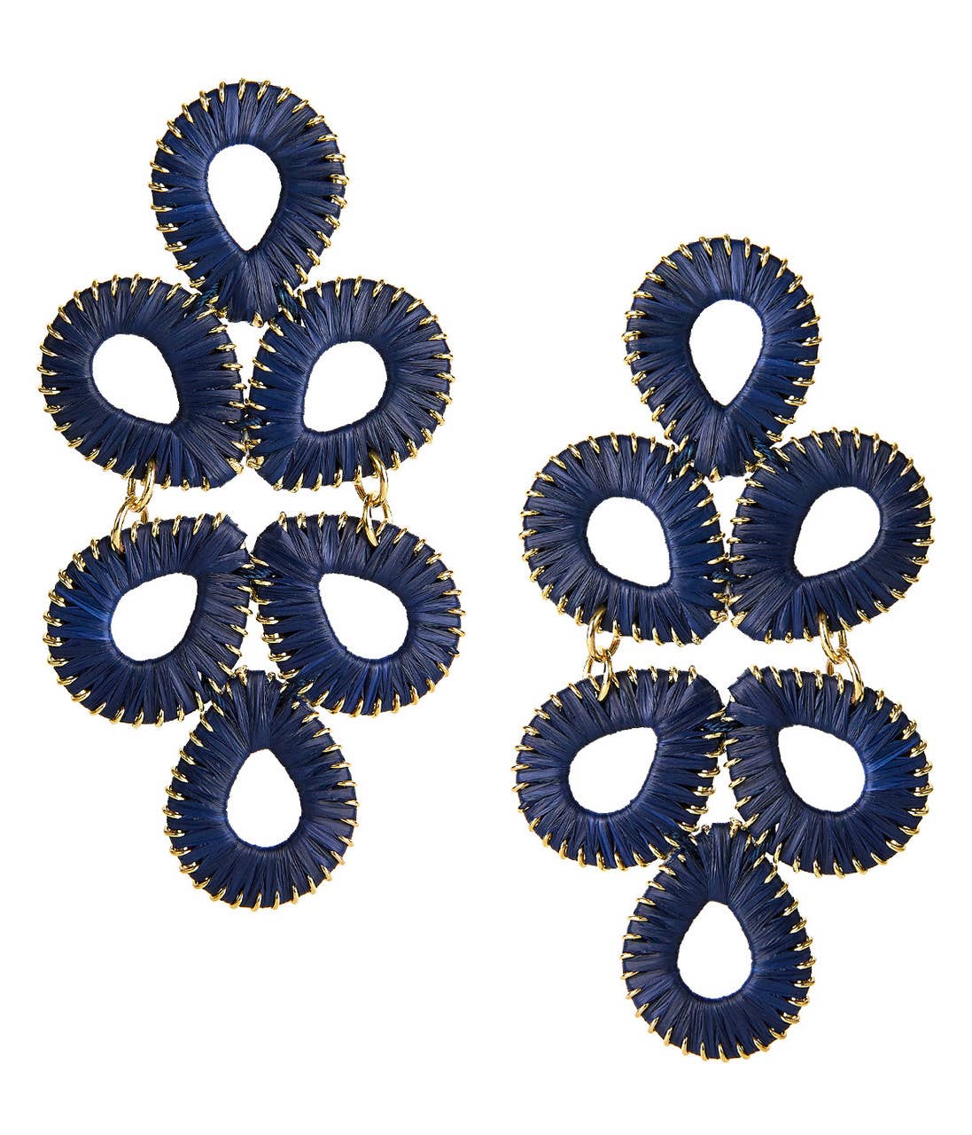 Ginger Straw Earring