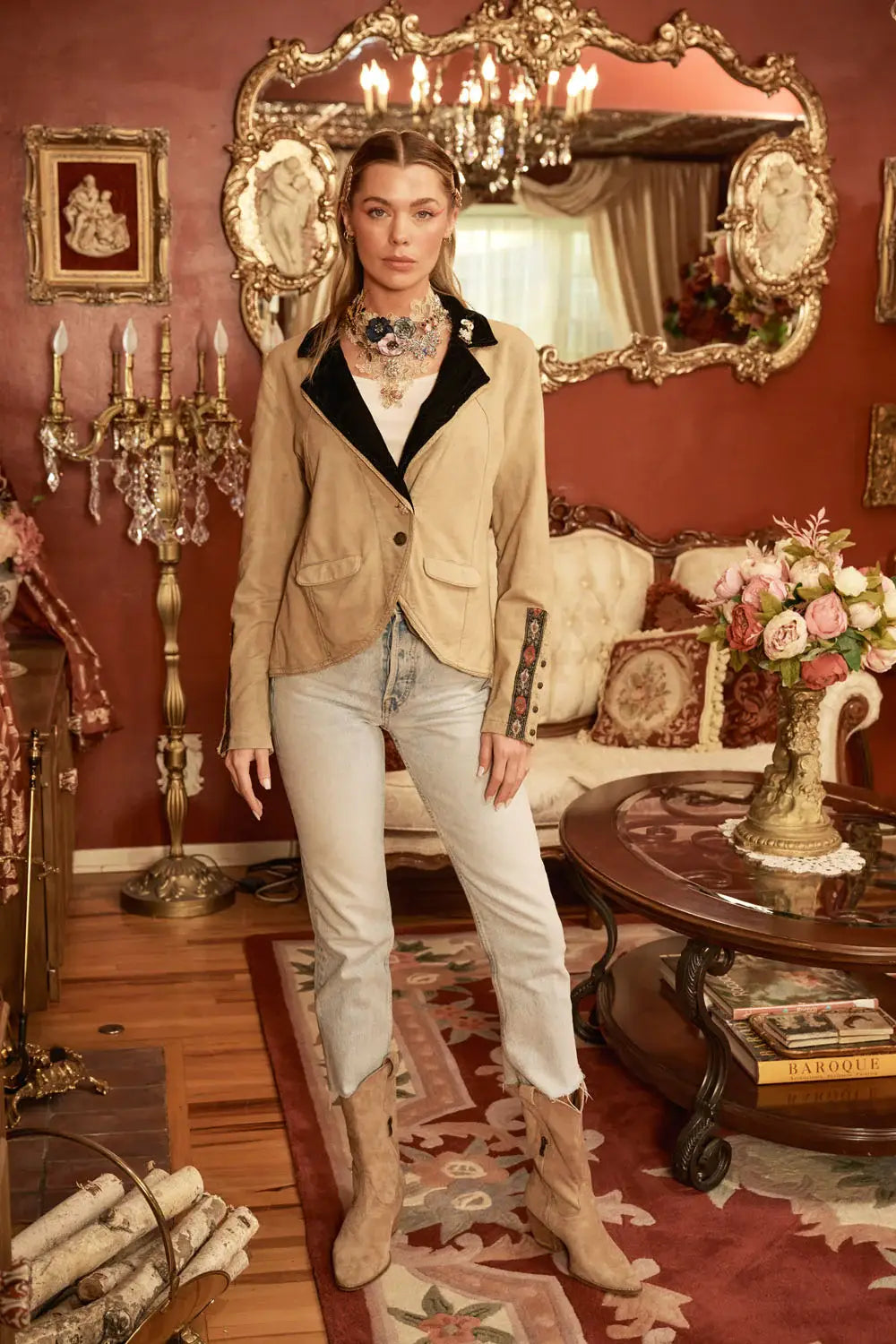 Colonel French Terry Knitted Jacket - Blazer