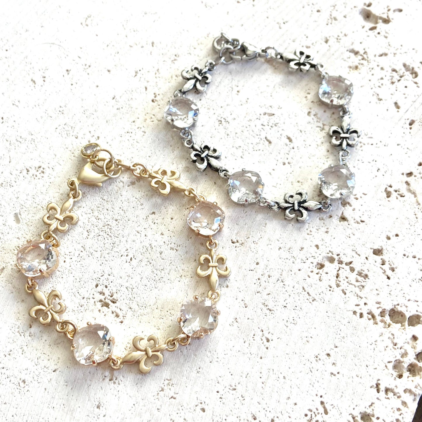Fleur de lis bracelet French jewelry louisana Quebec UK