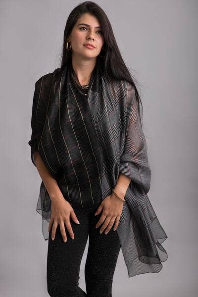 Vora Striped Scarf