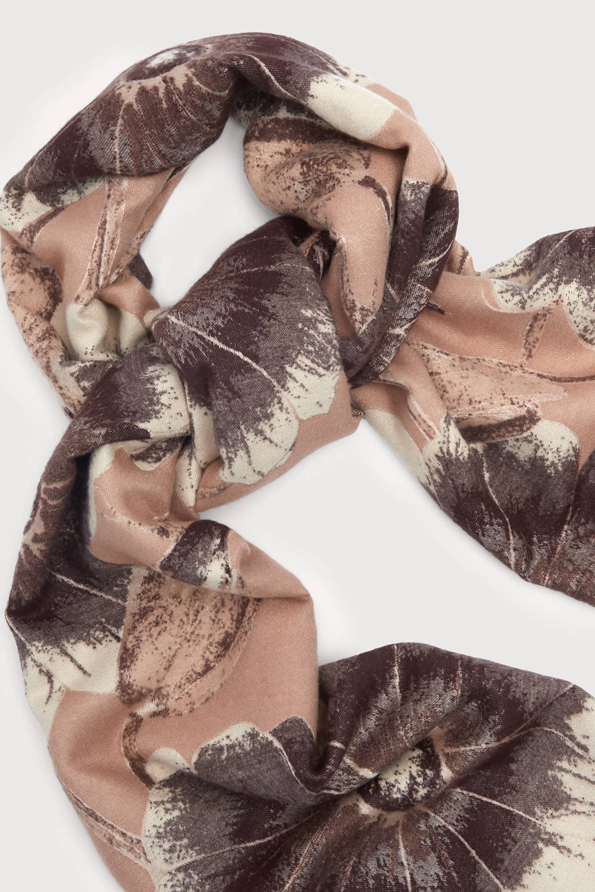 Reversible Blooming Botanical Scarf
