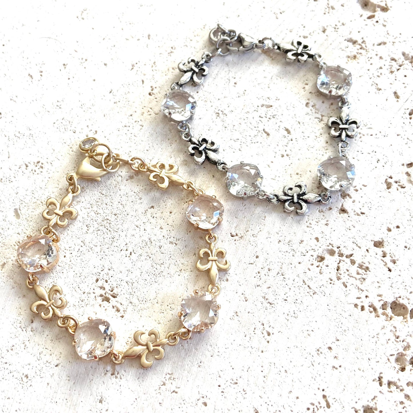 Fleur de lis bracelet French jewelry louisana Quebec UK