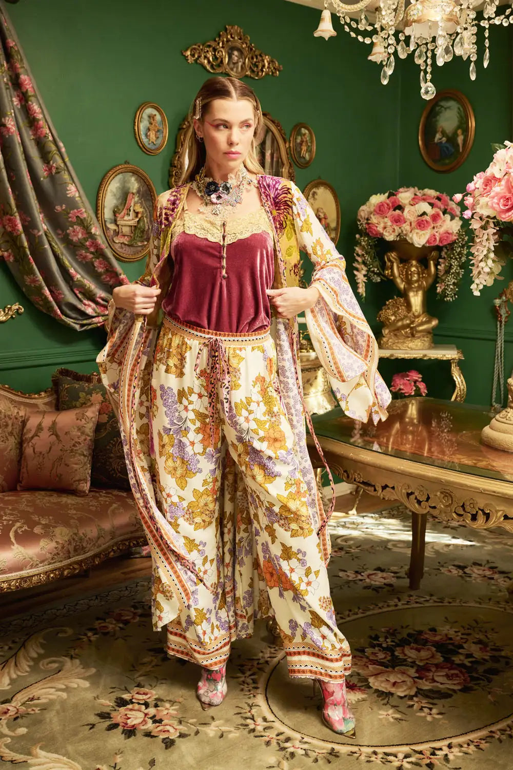 Golden Aurela Pants