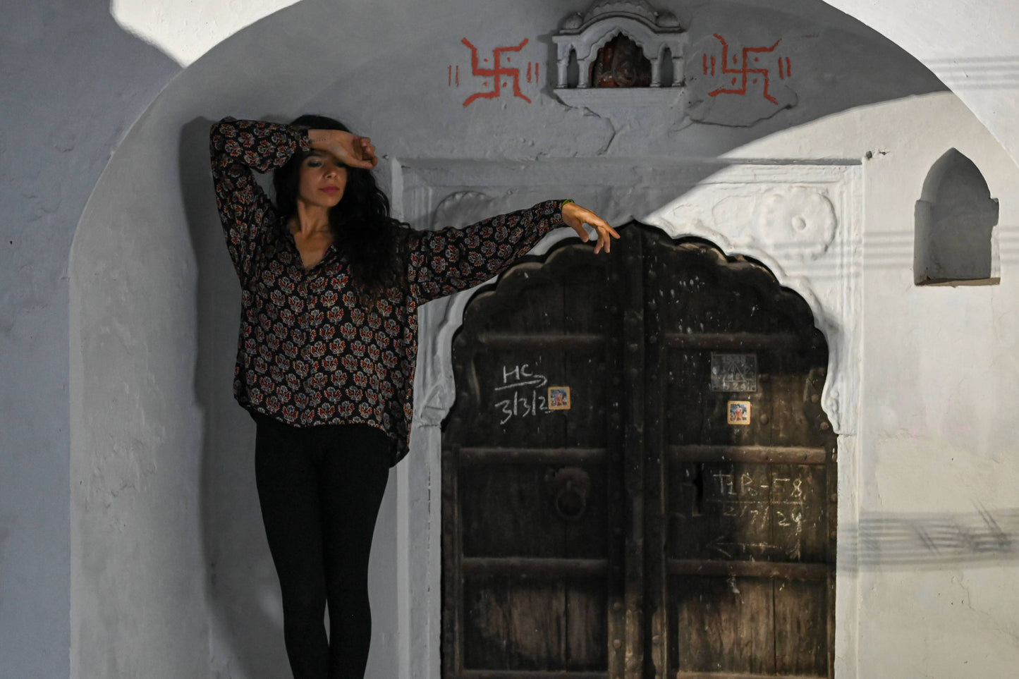 Silk Blouse ~ Black