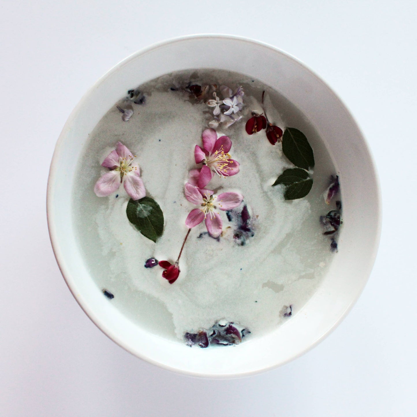 Peony & Olive Leaf Flower Bath Milk Sachet