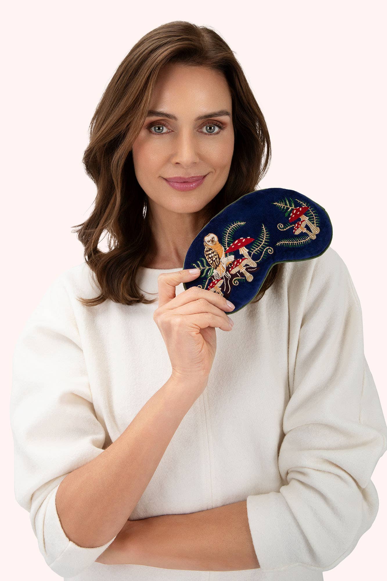 Luxury Lavender Eye Mask - Woodland Owl