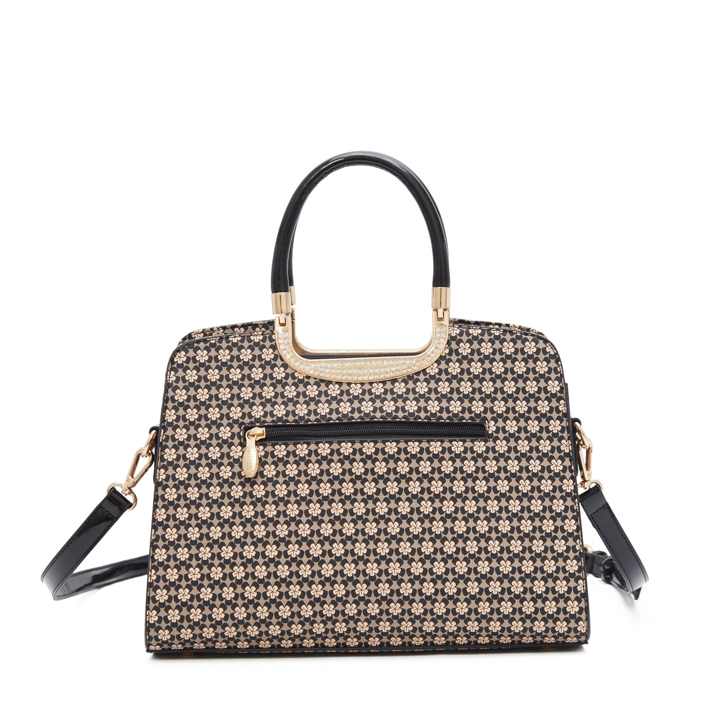 Brangio Italy Luxury Hearts Rhinestone Designer Handbag
