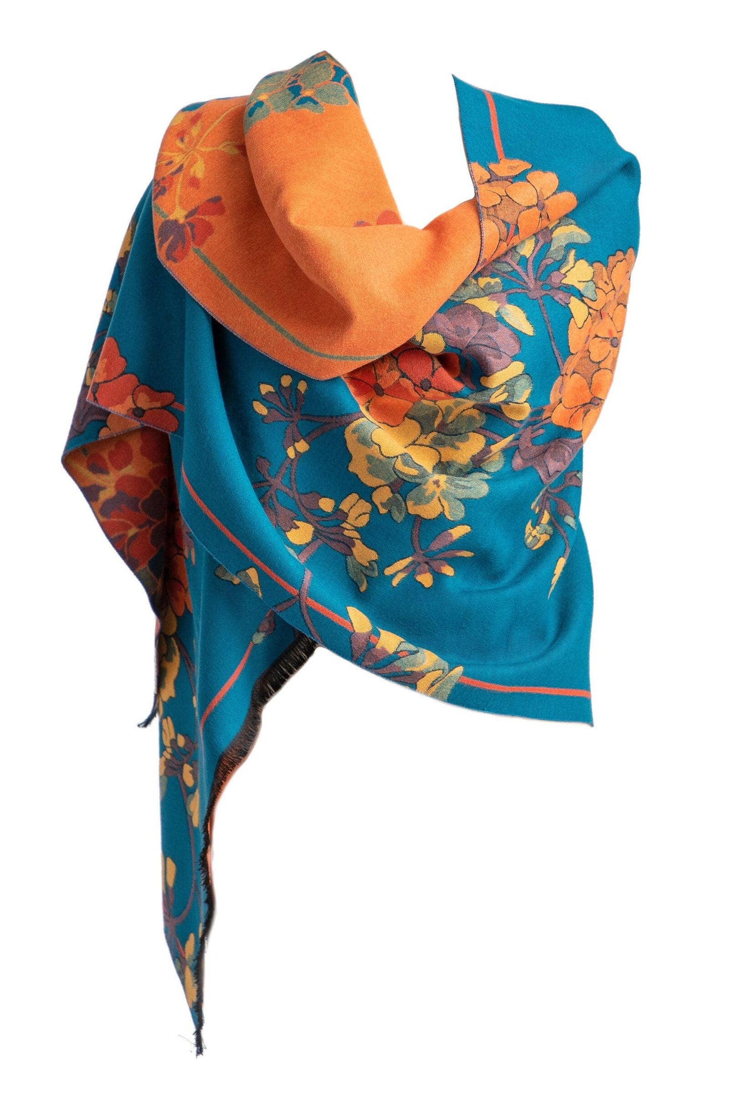 Reverse Garden Scarf