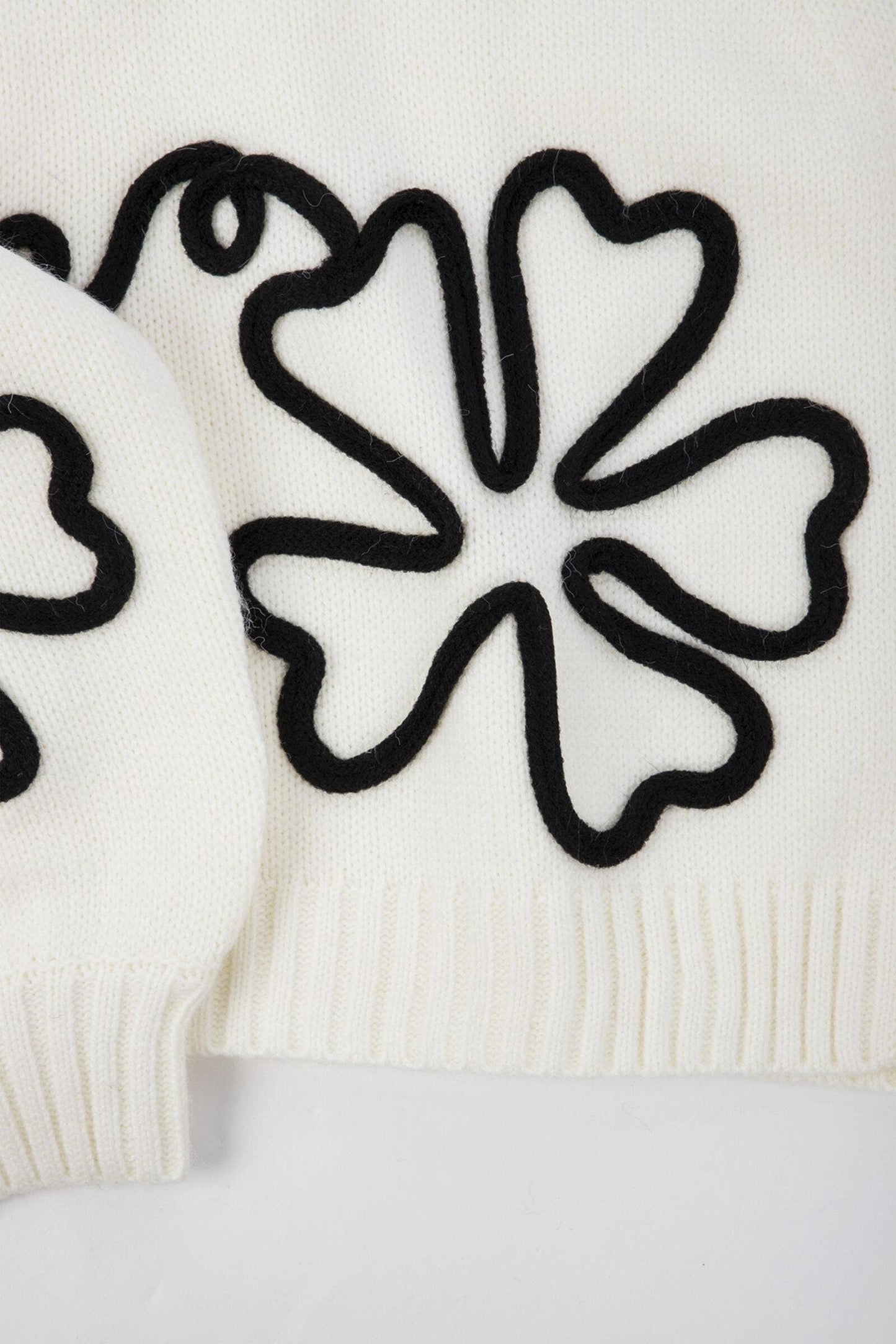 Cropped Floral Cardigan Squiggle