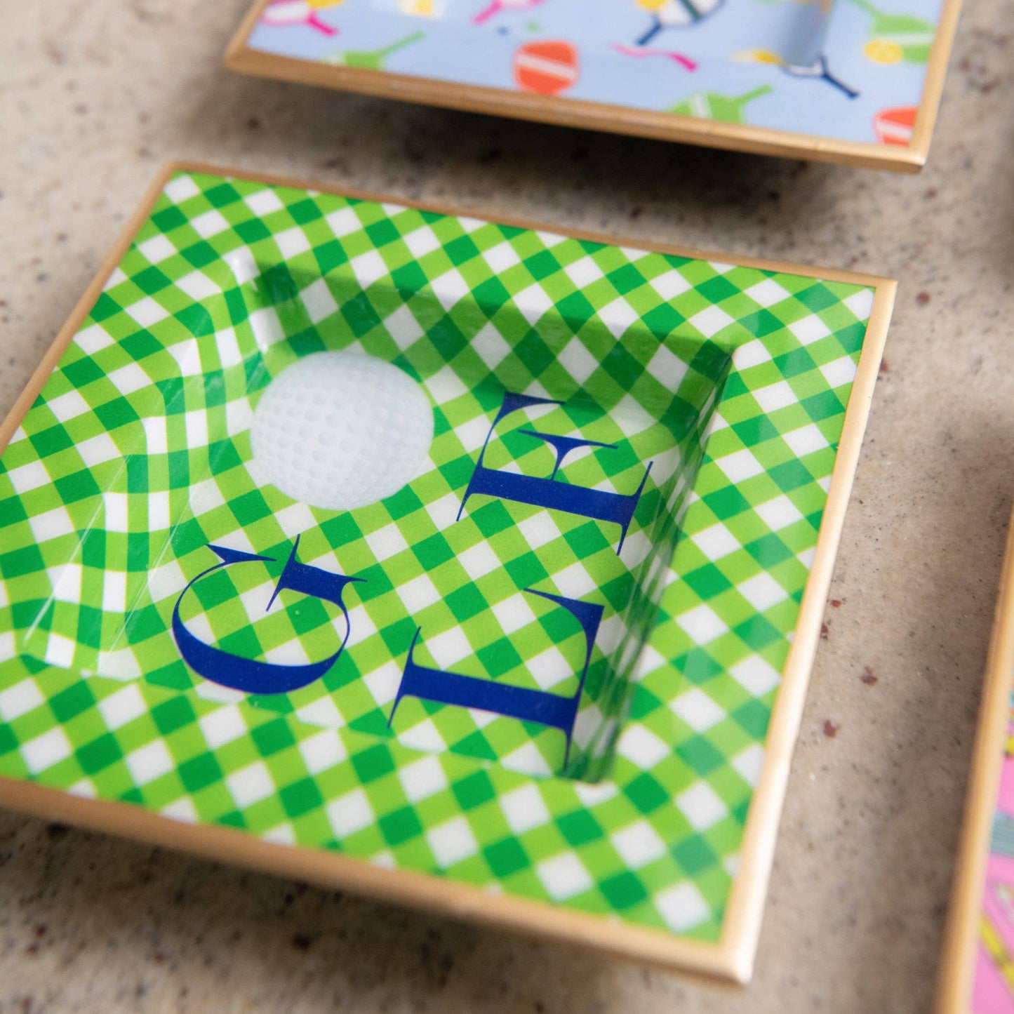 Tee Time Enameled Smidge Tray