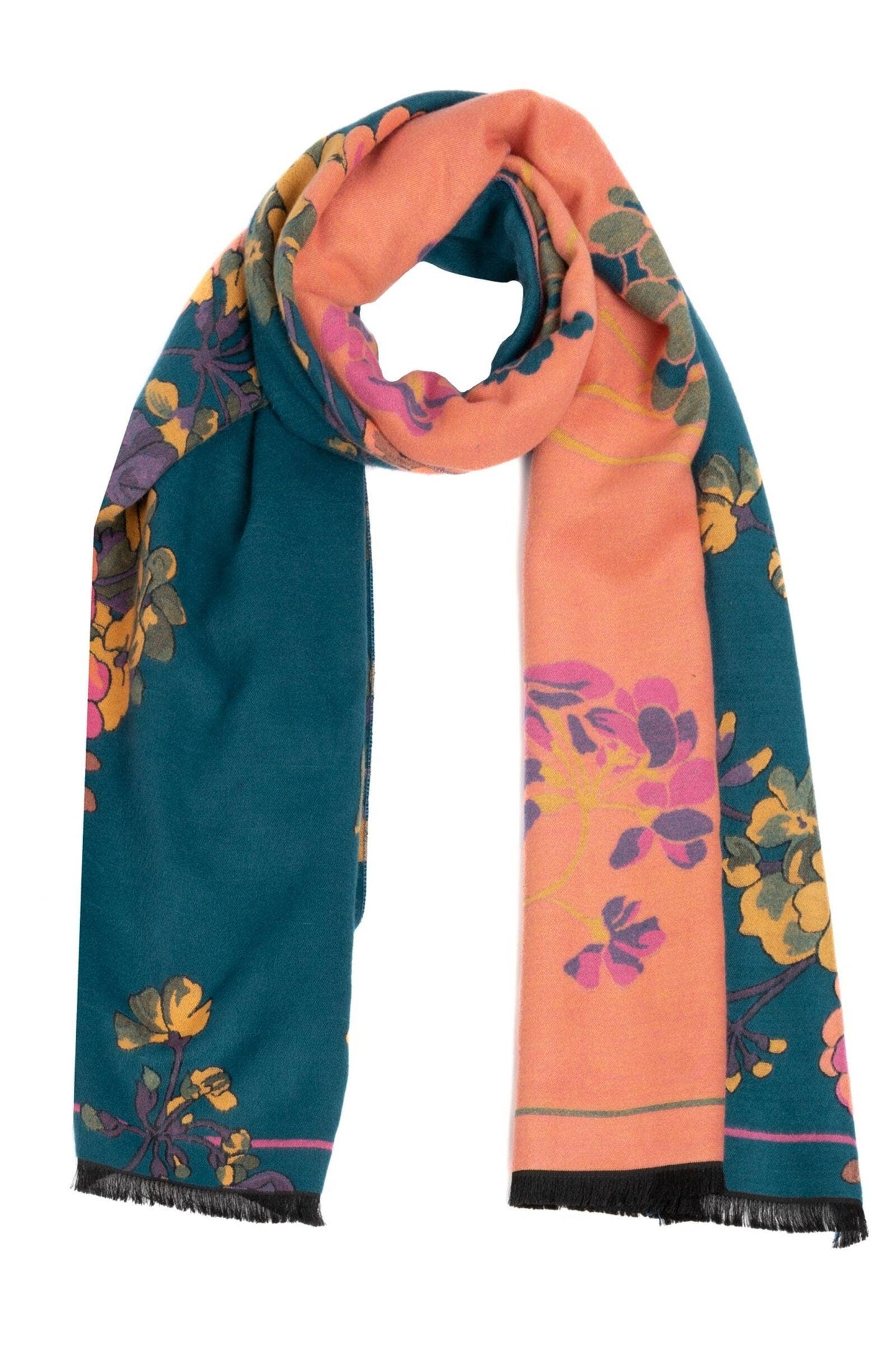 Reverse Garden Scarf