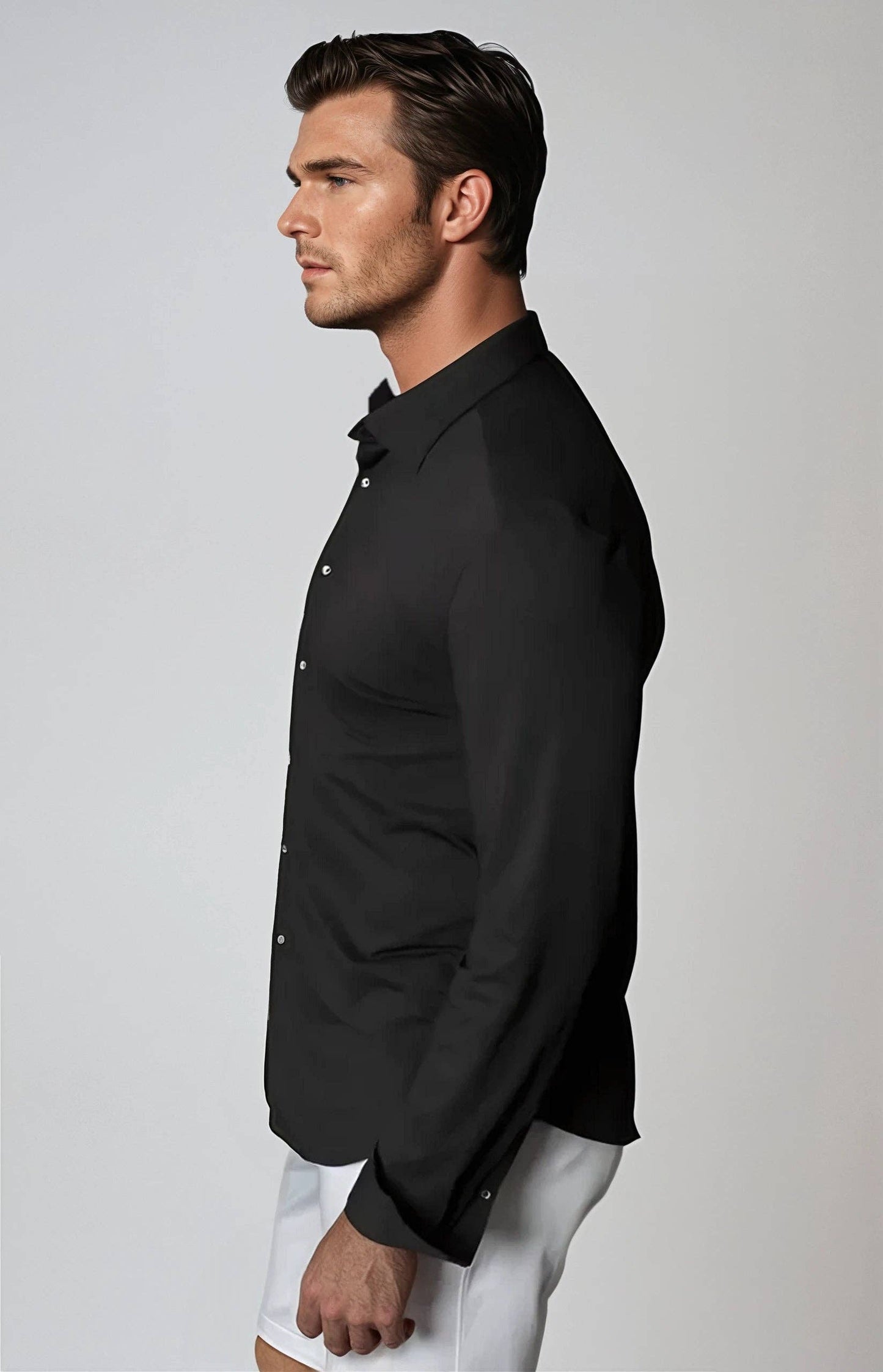 Buki + CINQO 'Single Shot' Long Sleeve Shirt Black