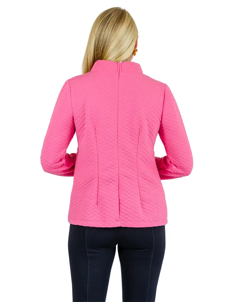 Camilla Top - Quilted Knit Top