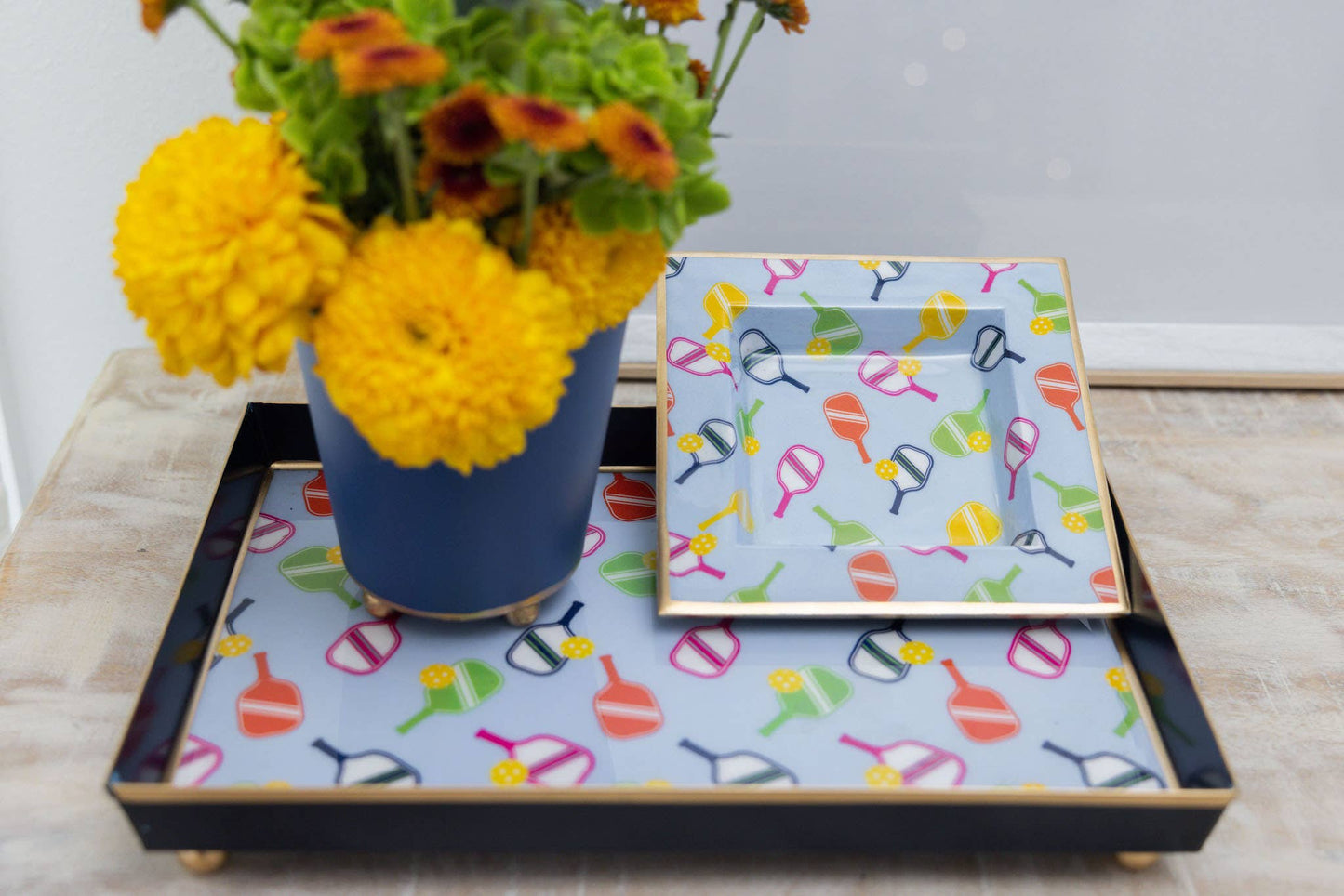 Pickleball Enameled Smidge Tray