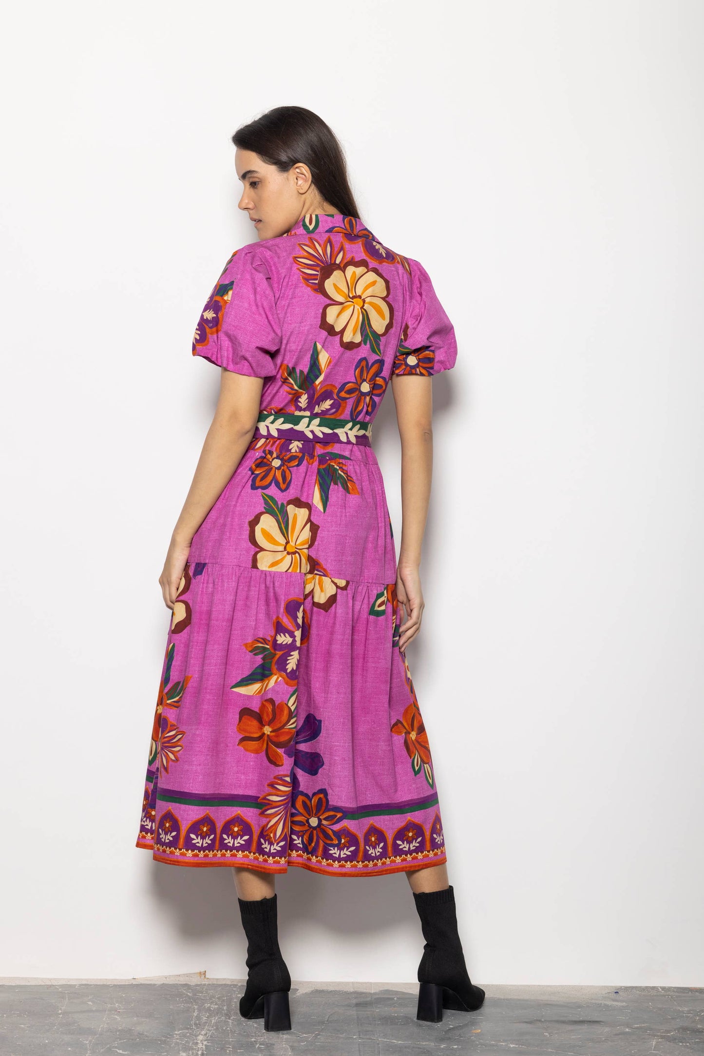 MAUVE BLOSSOMS DELLA DRESS