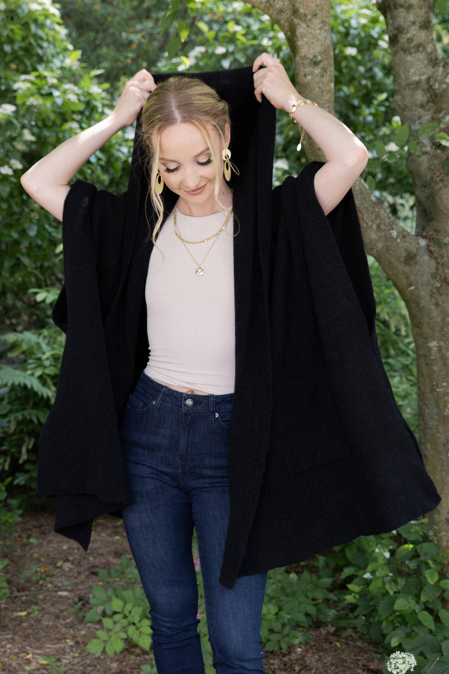 Hooded Oversized Kimono