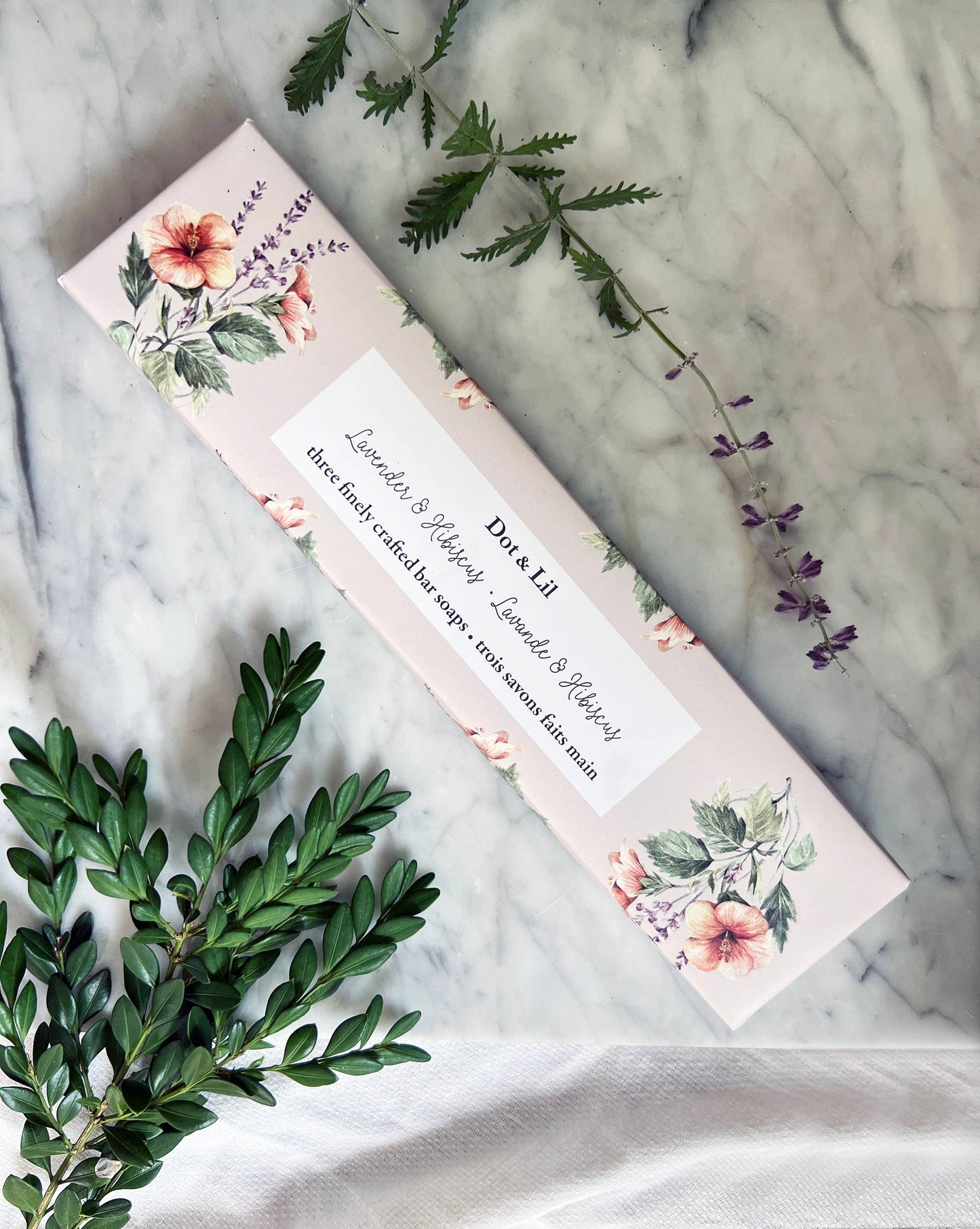 Lavender & Hibiscus Soap Trio Gift Set