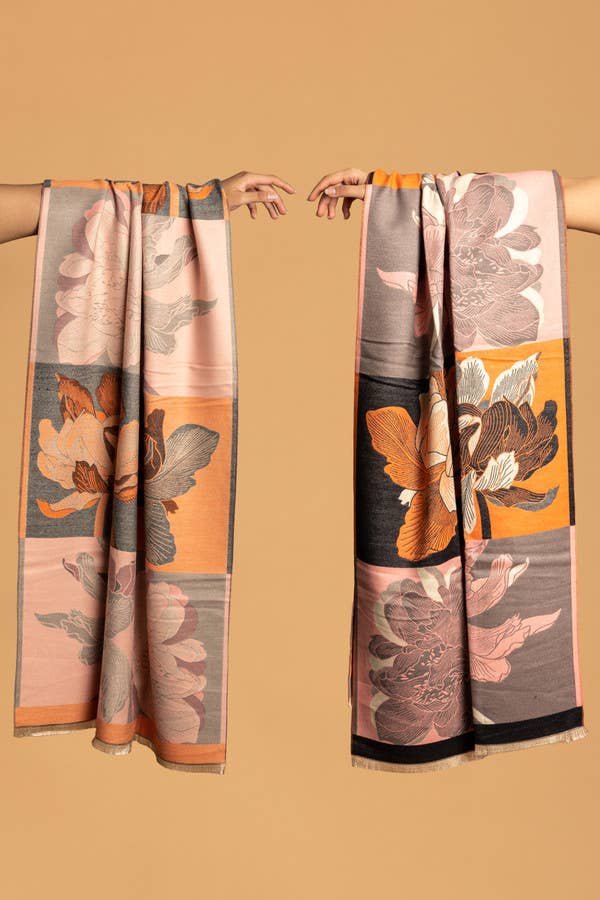 Flower Patch Reversible Scarf