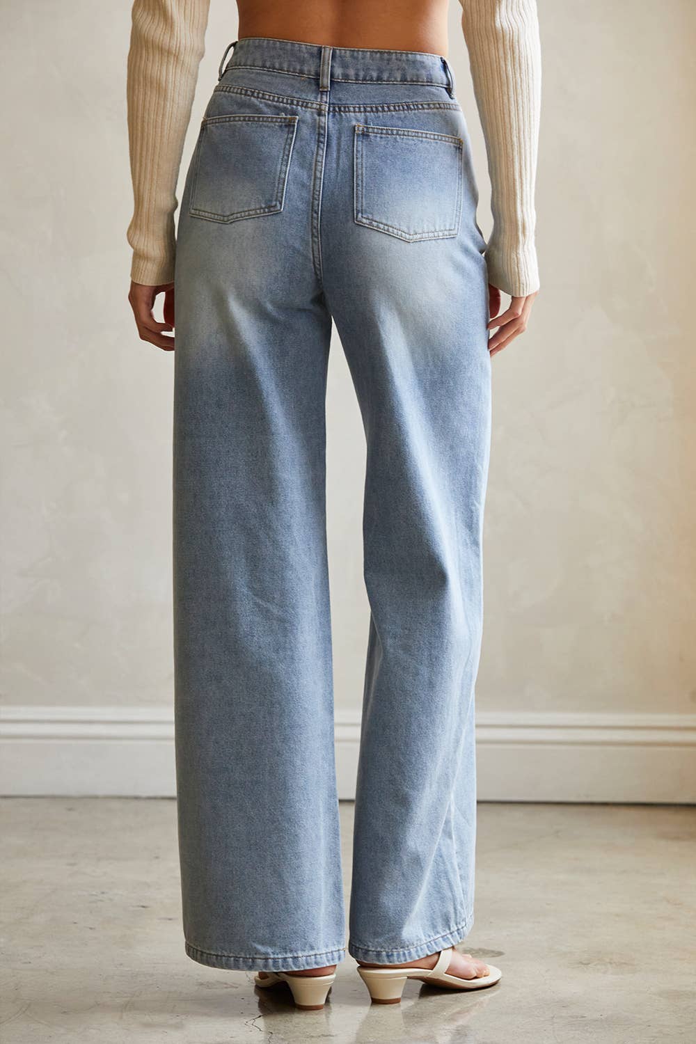 Danica Front Tie Denim Pants