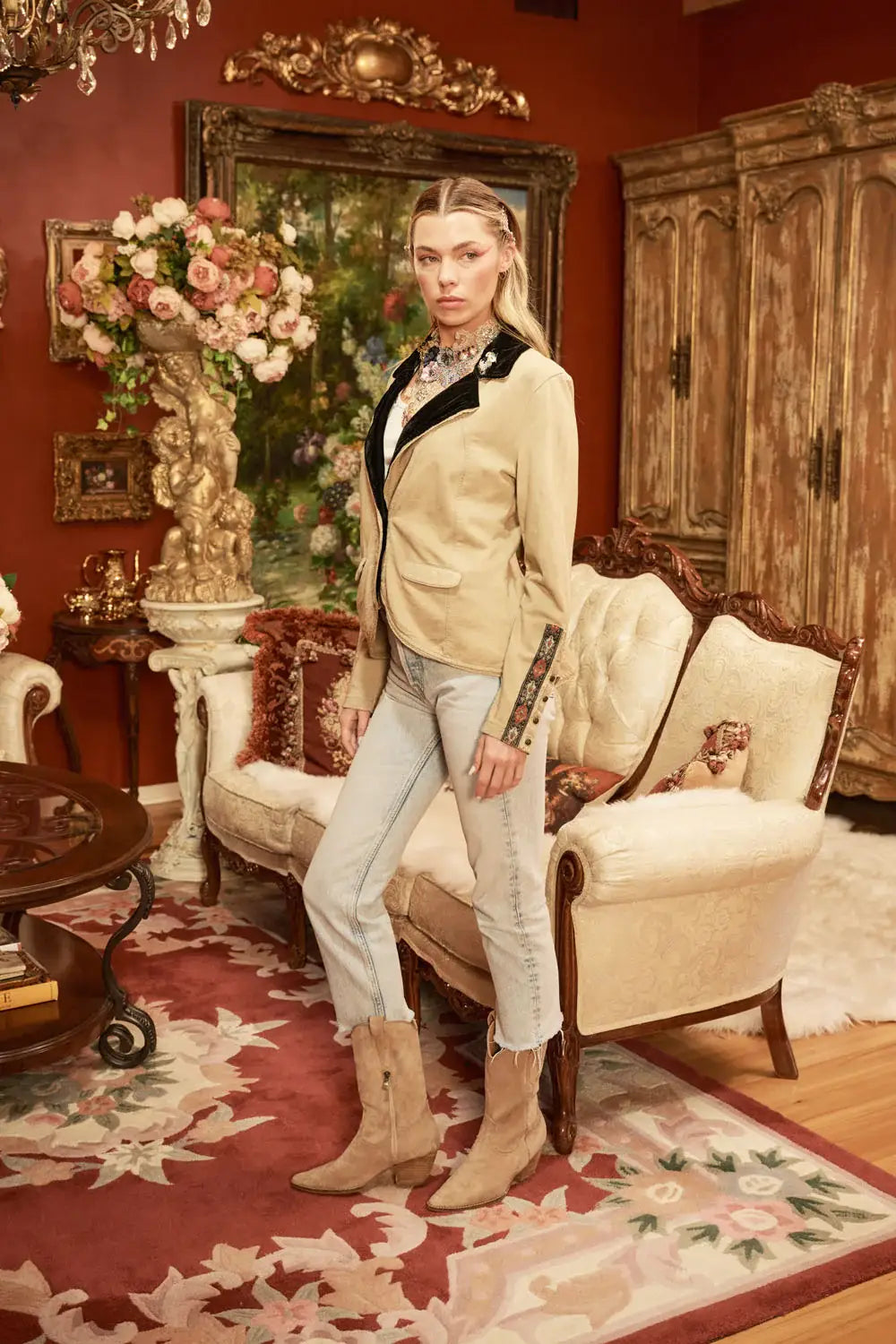 Colonel French Terry Knitted Jacket - Blazer