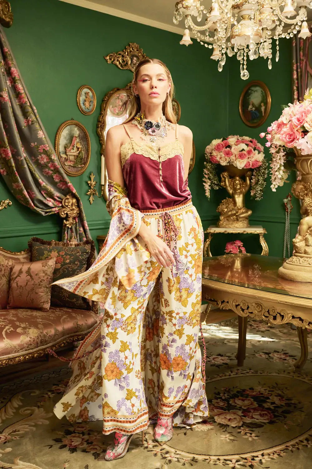 Golden Aurela Pants