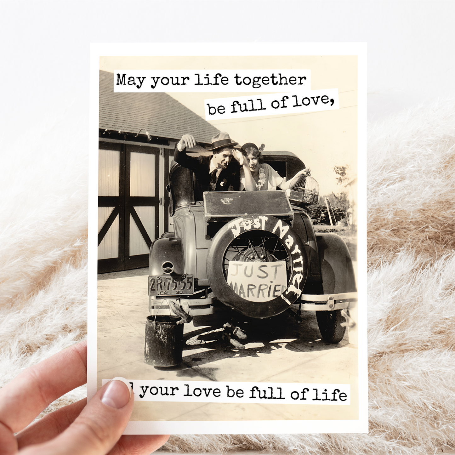 Wedding Card. May Your Life Together Be Full Of Love...