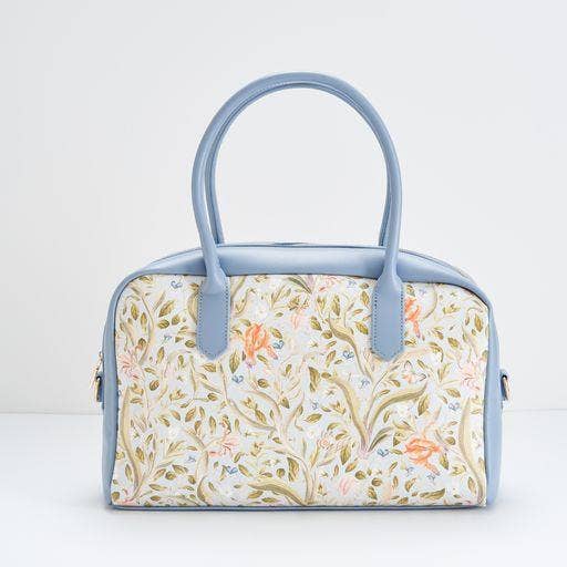 Eloise Large Bowling Purse - Iris Blue
