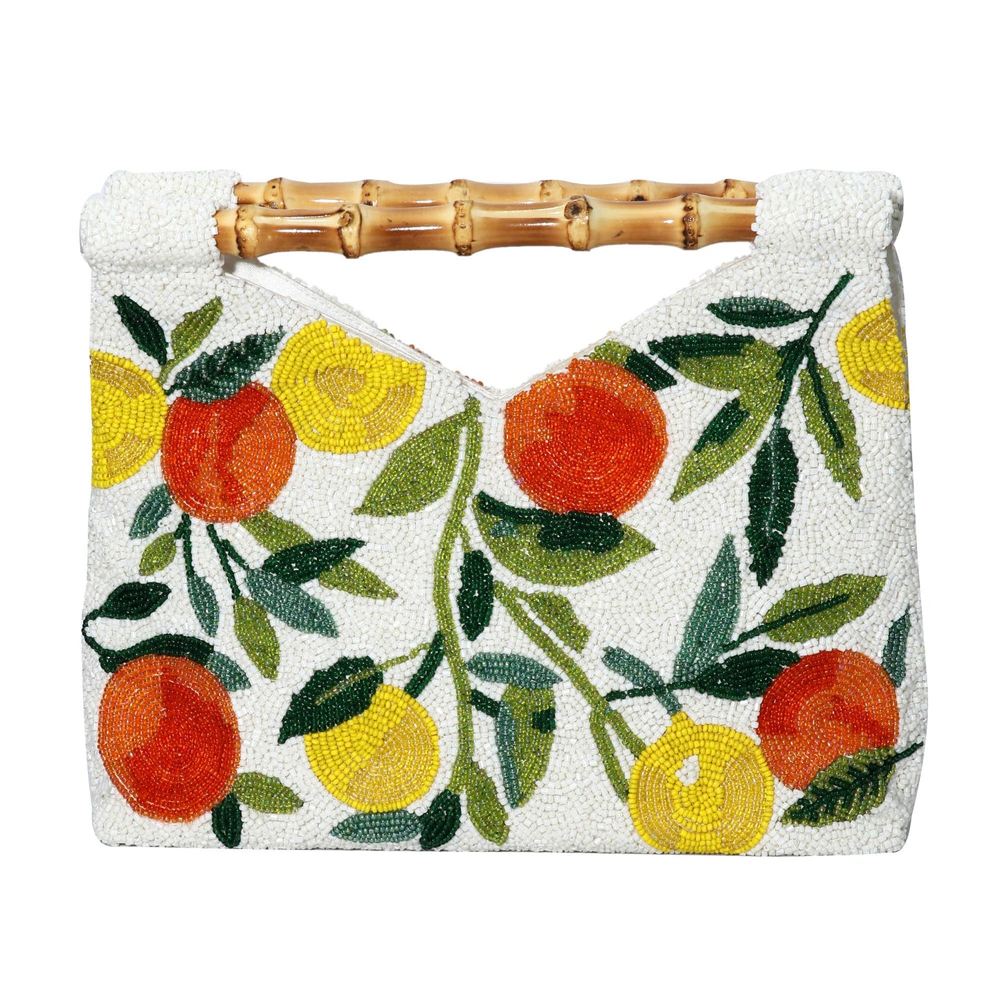Abundant Fruit - Hand Beaded Clutch