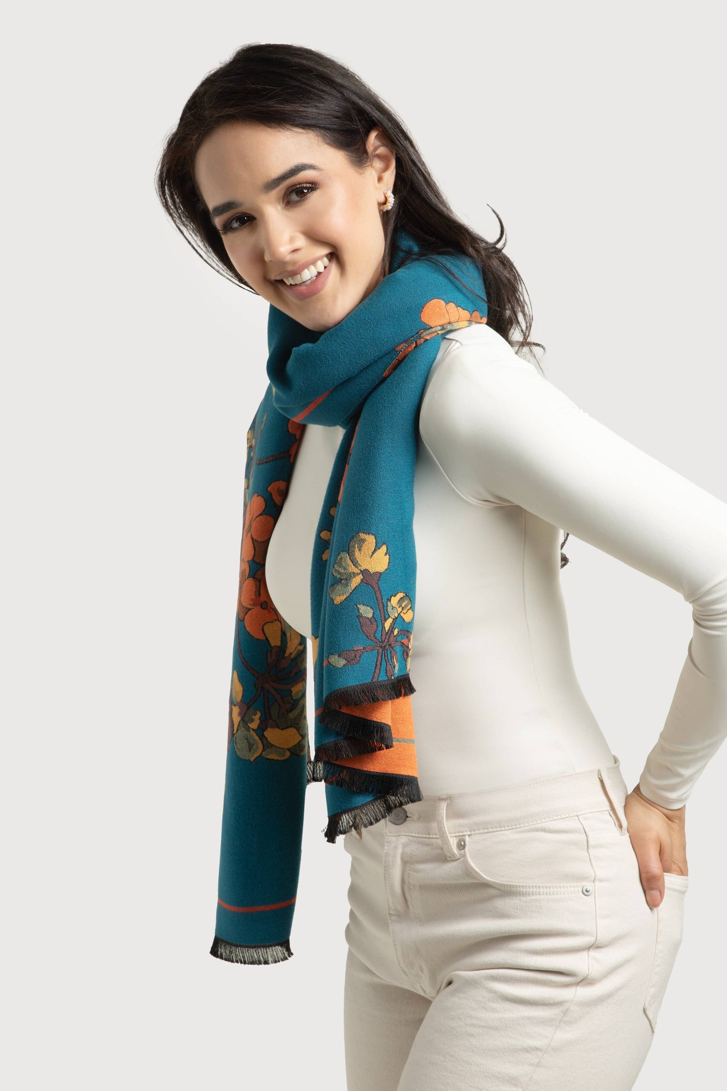 Reverse Garden Scarf