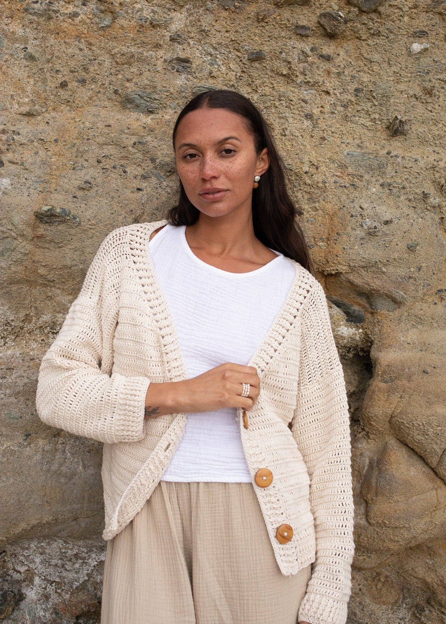 Nora Crochet Cardigan