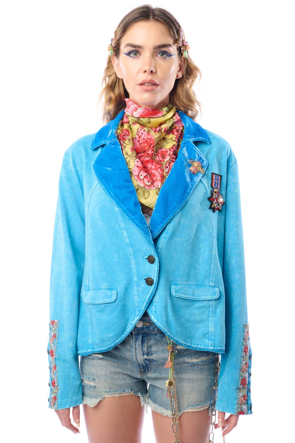 Colonel French Terry Knitted Jacket - Blazer