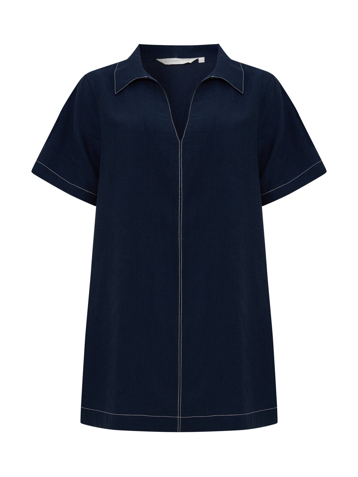Mae Popover Mini Dress - Navy