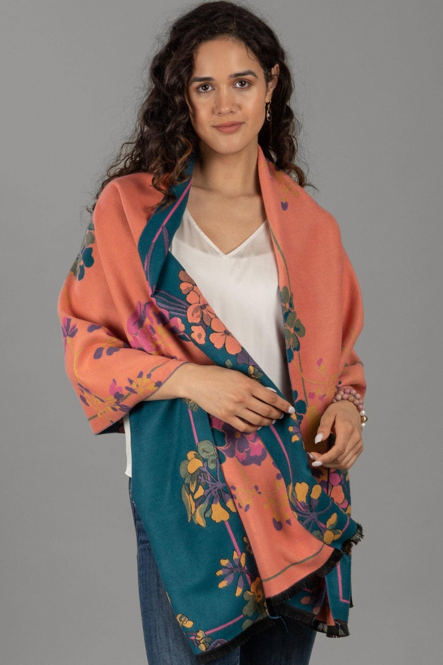 Reverse Garden Scarf