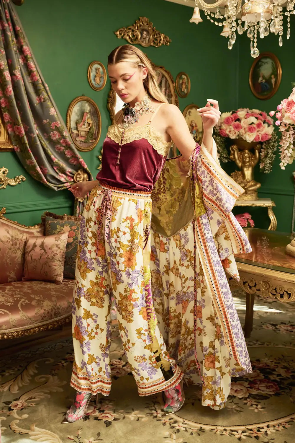 Golden Aurela Pants