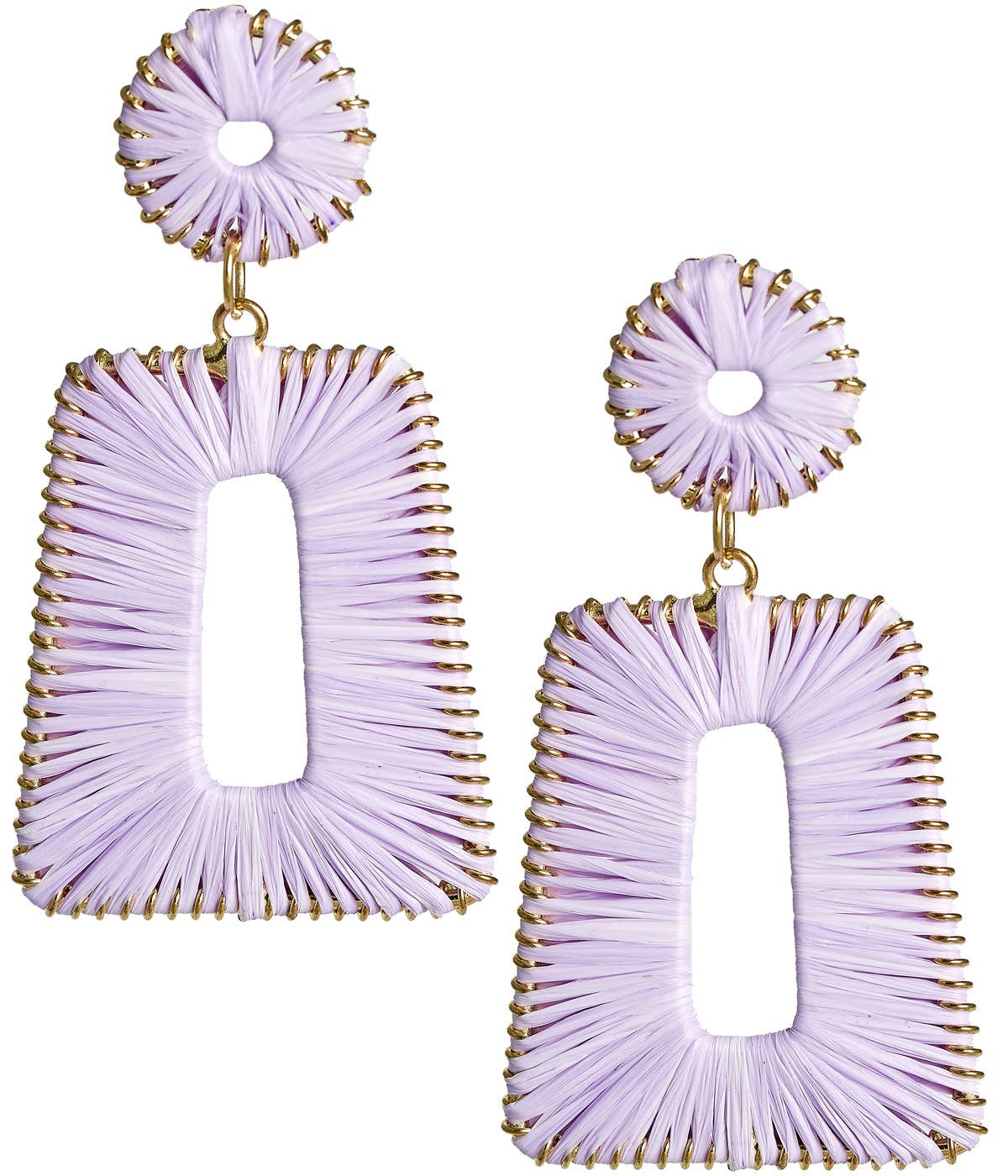 Jordan Raffia Earring
