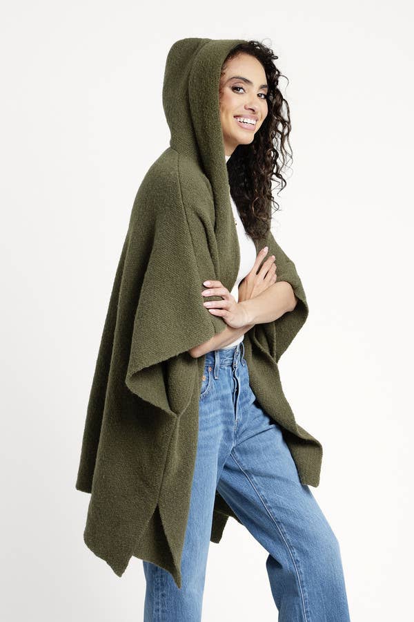 Hooded Oversized Kimono