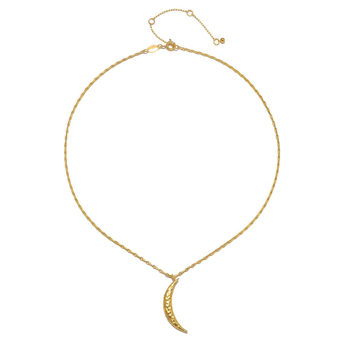 16" Moon pendant necklace (31mm)