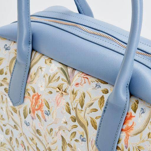 Eloise Large Bowling Purse - Iris Blue