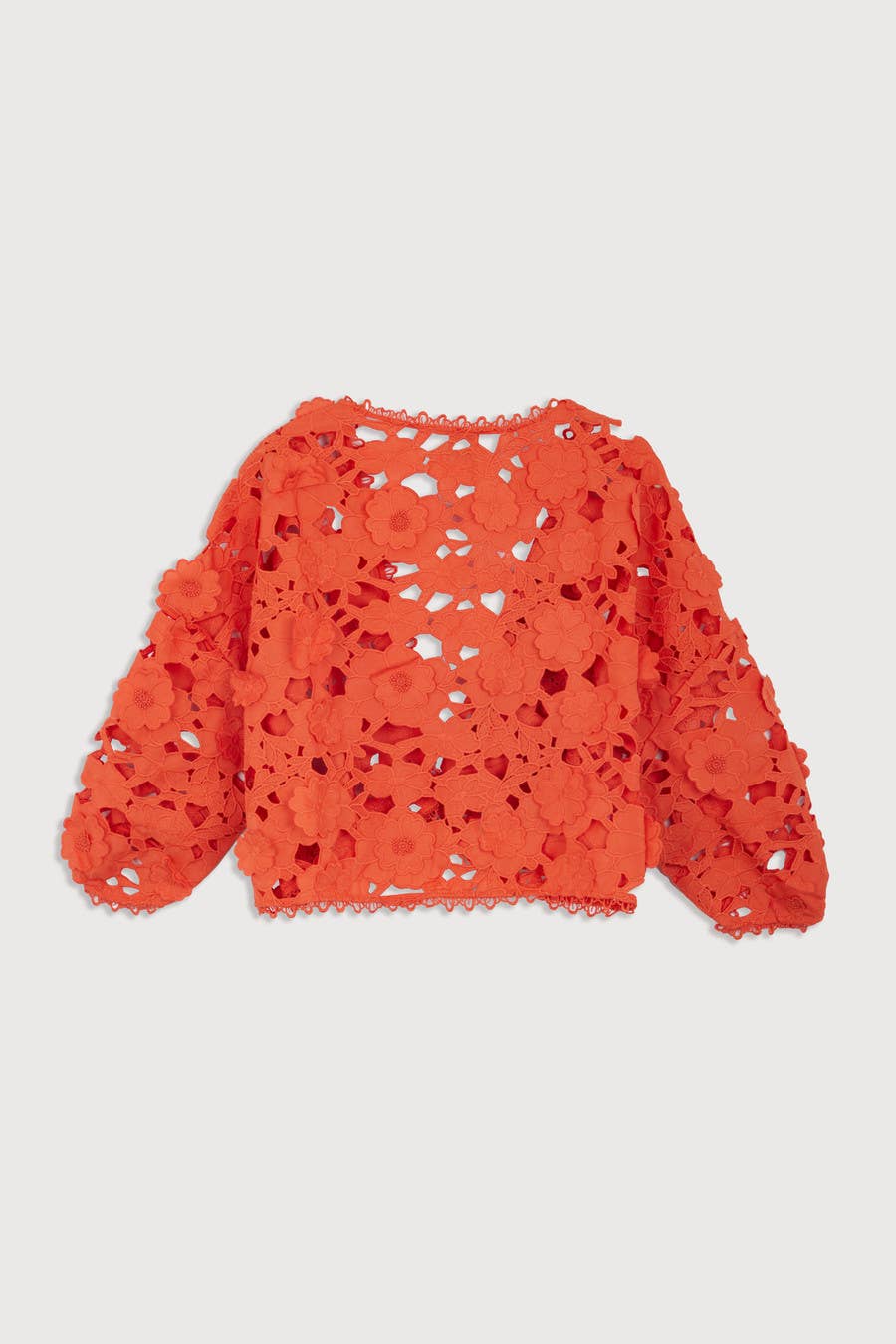 Floral Lace Cut Out Bolero Top