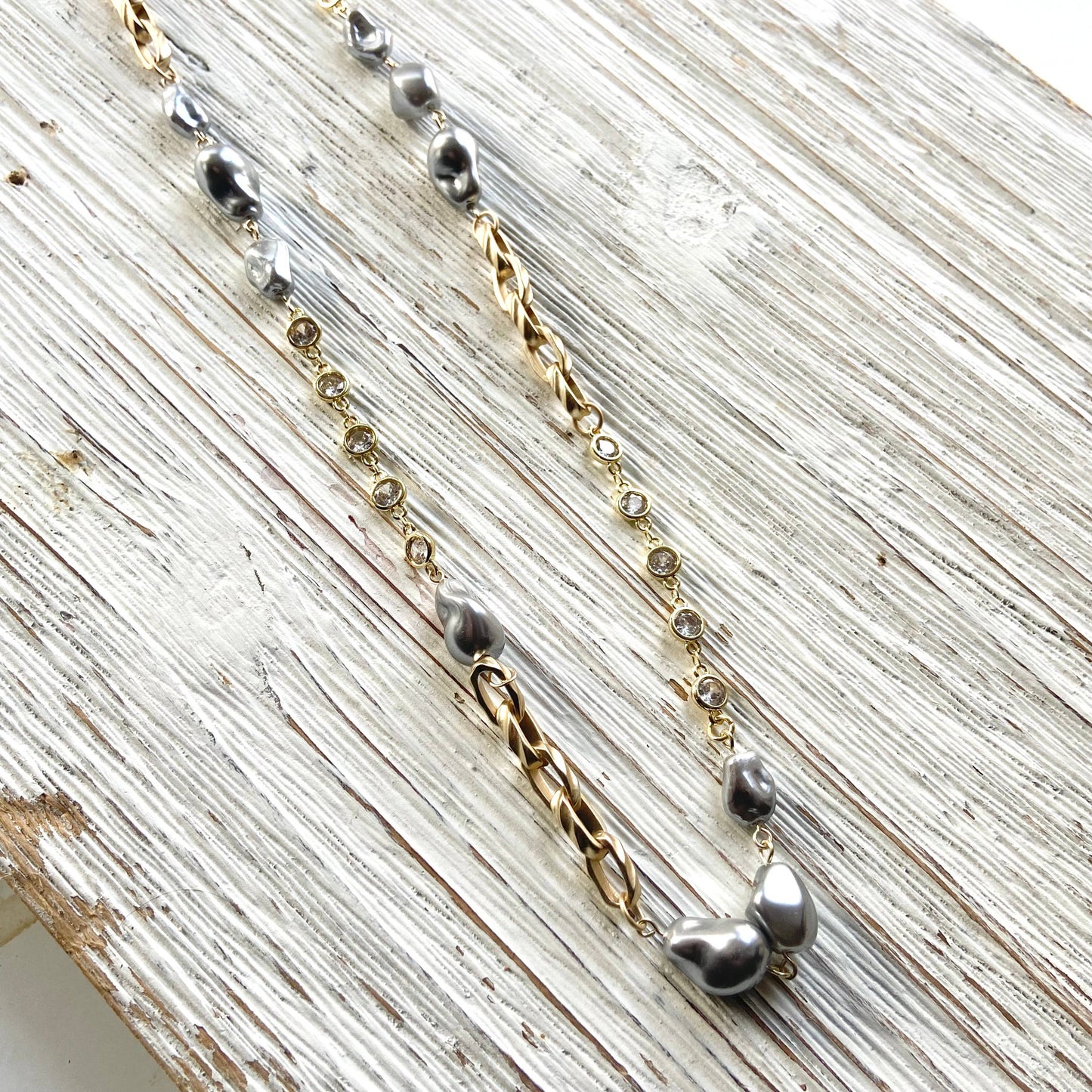 Long layering modern vintage necklace boutique jewelry