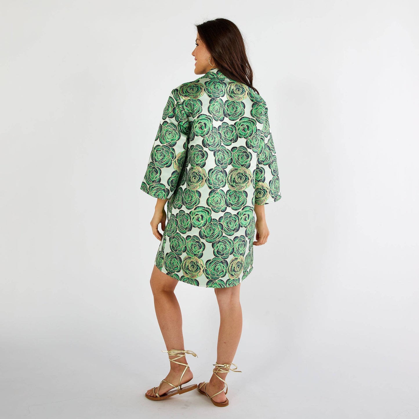 Keri Jacquard Rose Dress