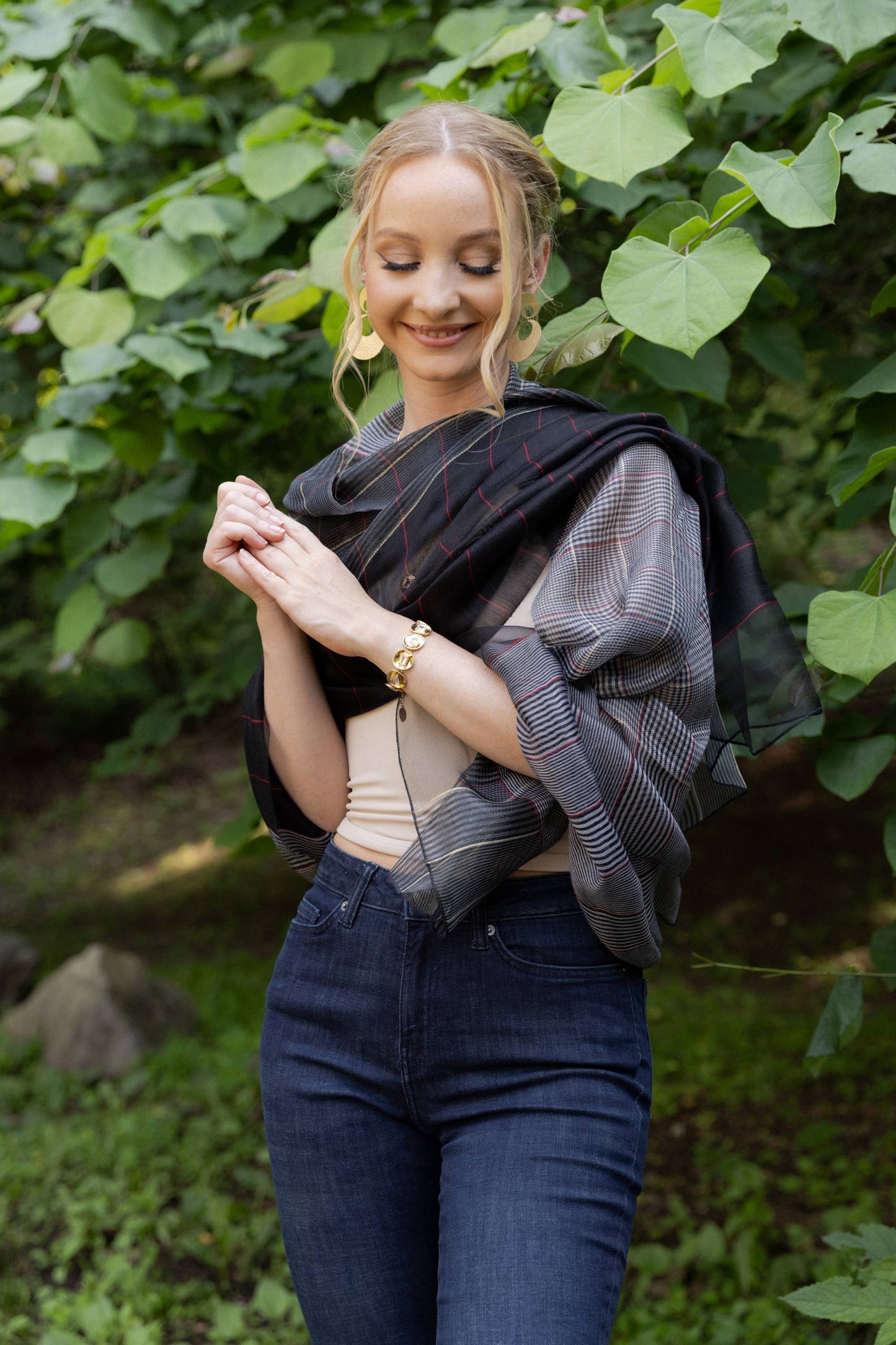 Vora Striped Scarf