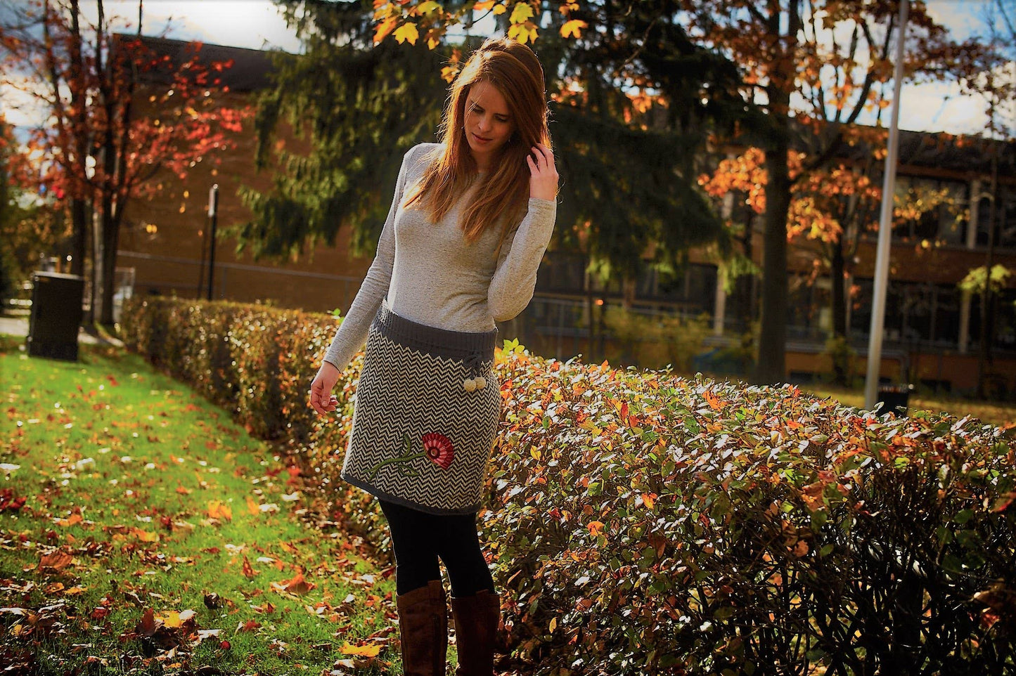 Carmen - wool knit skirt