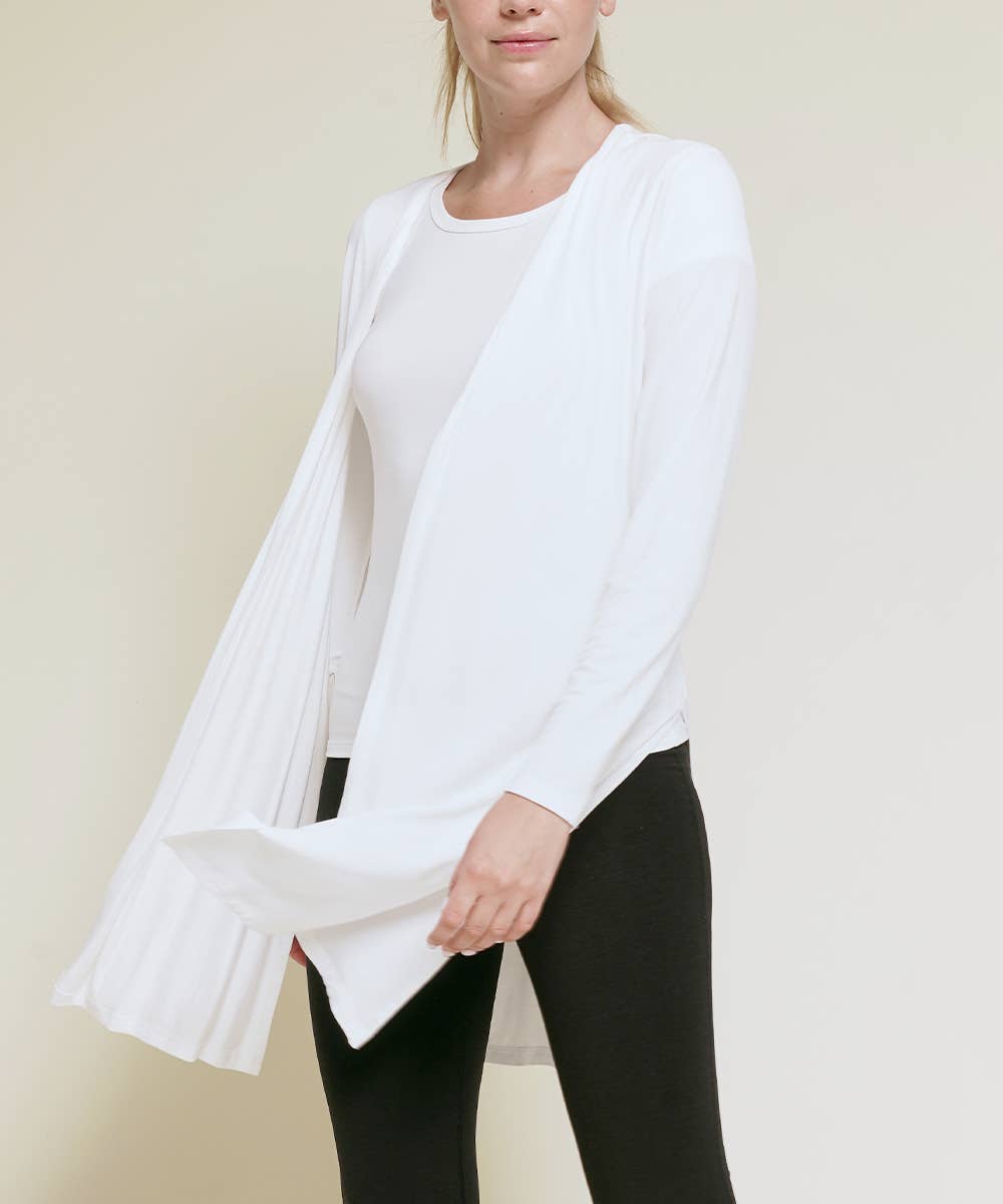 BAMBOO LONG OPEN CARDIGAN
