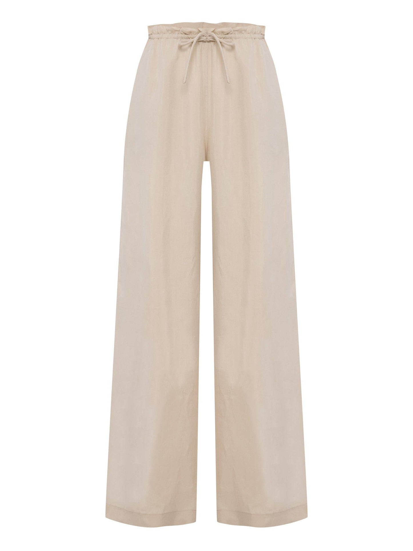 Lucid Flow Tie Pants - Sand