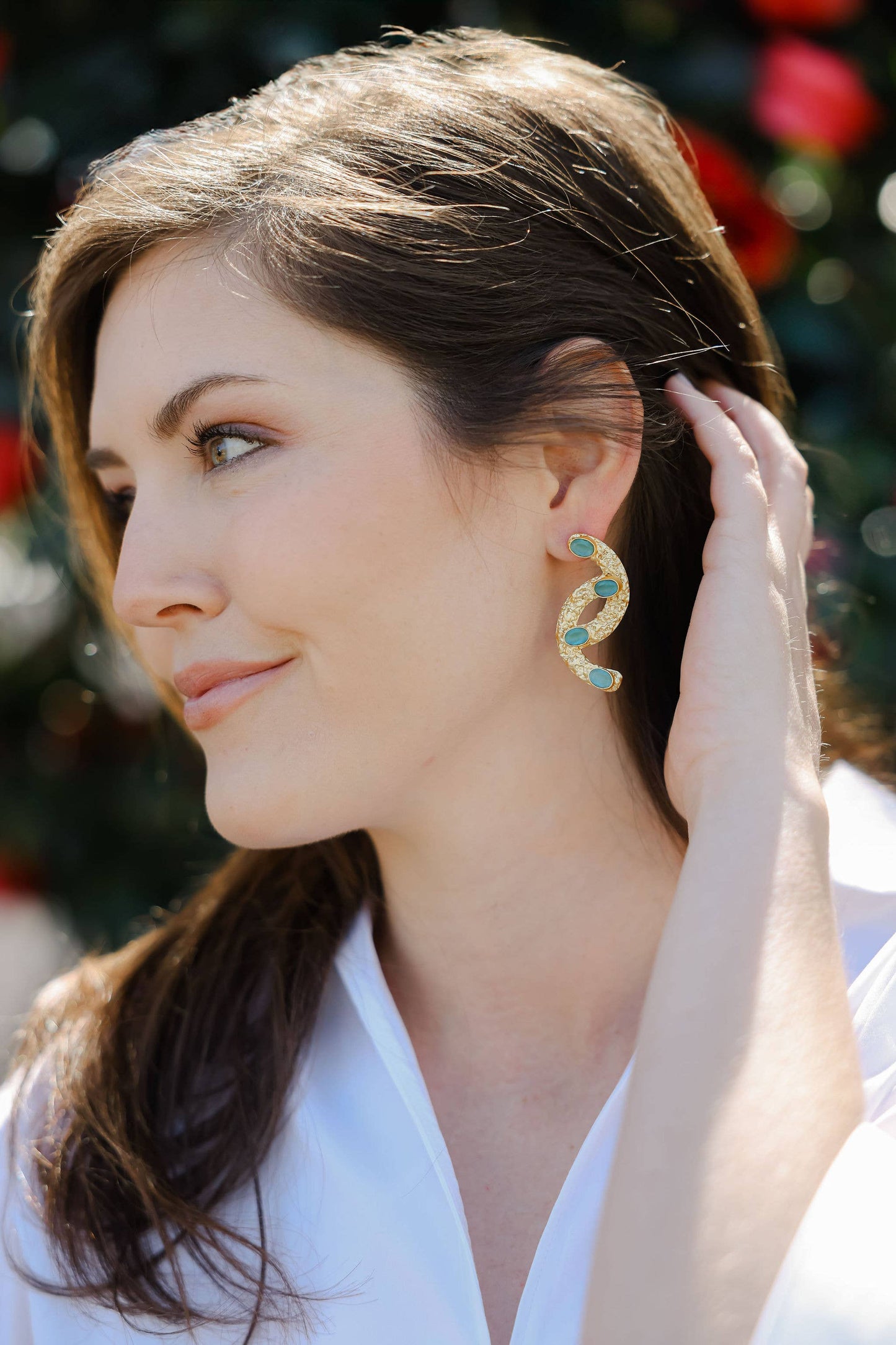 Hannah Gemstone Earrings