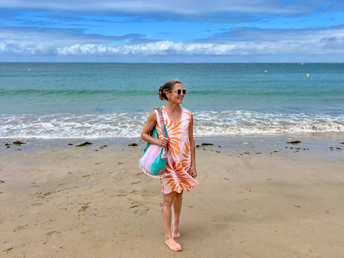 Pink Narwhal Sleeveless Shift